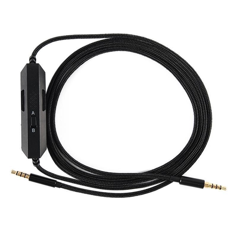 Logitech G633 G933 Replacement Audio Cable With Inline Control 35mm AUX Cord 15M 0