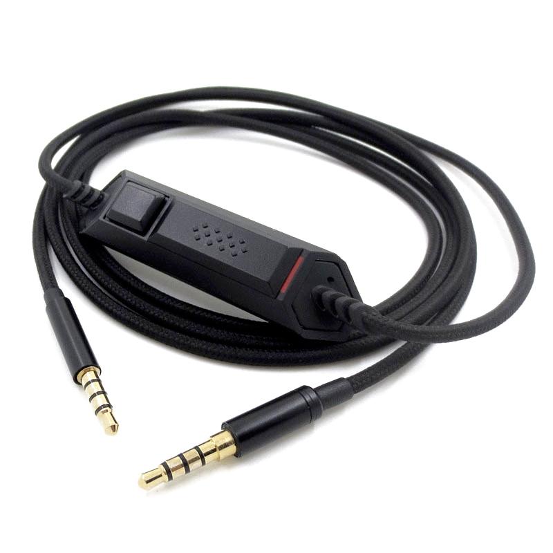 Logitech G633 G933 Replacement Audio Cable With Inline Control 35mm AUX Cord 15M 1