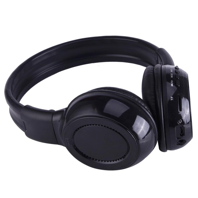 BS N65 Foldable Wireless Headphones With FM Radio TF Card Slot HiFi Stereo Sound 1