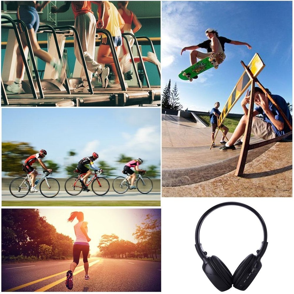 BS N65 Foldable Wireless Headphones With FM Radio TF Card Slot HiFi Stereo Sound 9