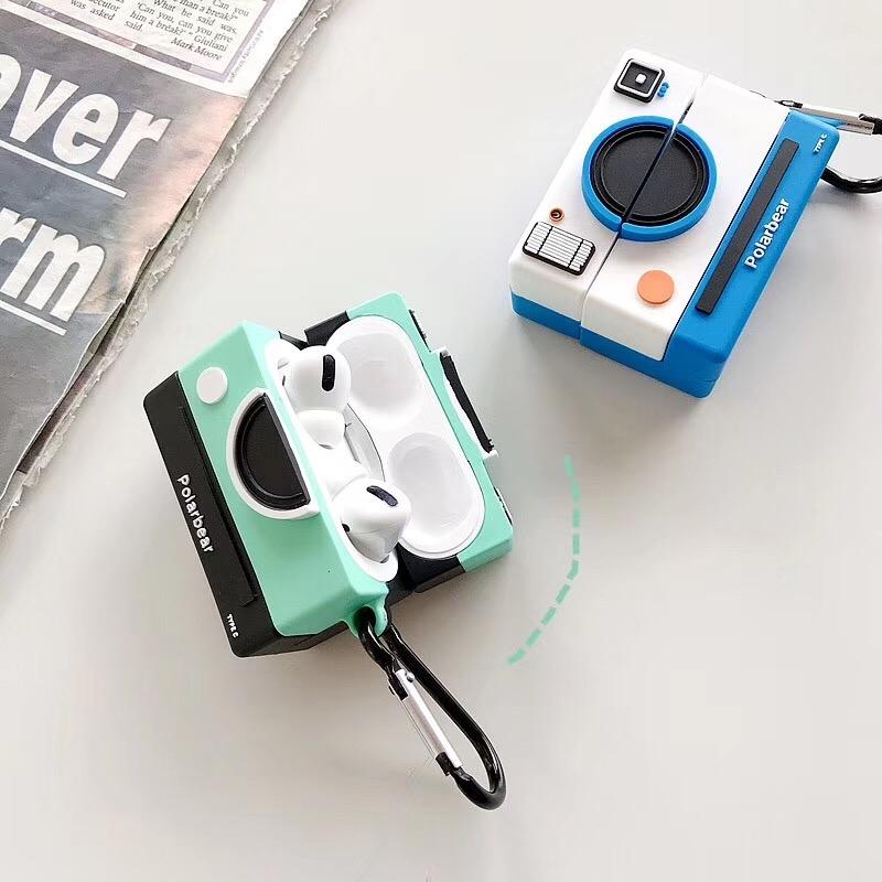 Camera Style AirPods Pro Case Cover With Bluetooth Earbud Protection 6