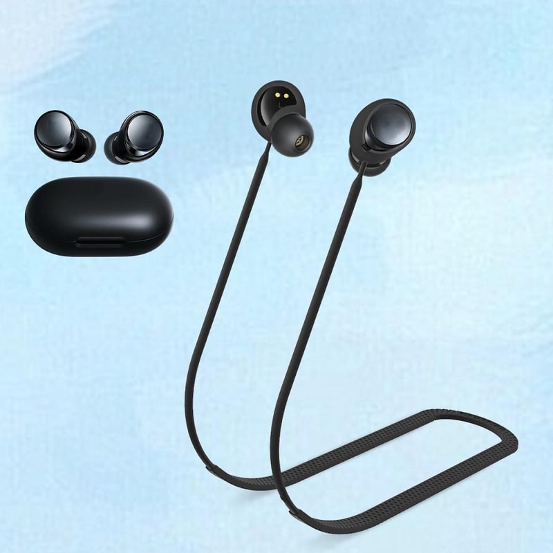 Soundcore Space A40 Anti Lost Silicone Strap With Waterproof Protective Earbud Holders 0