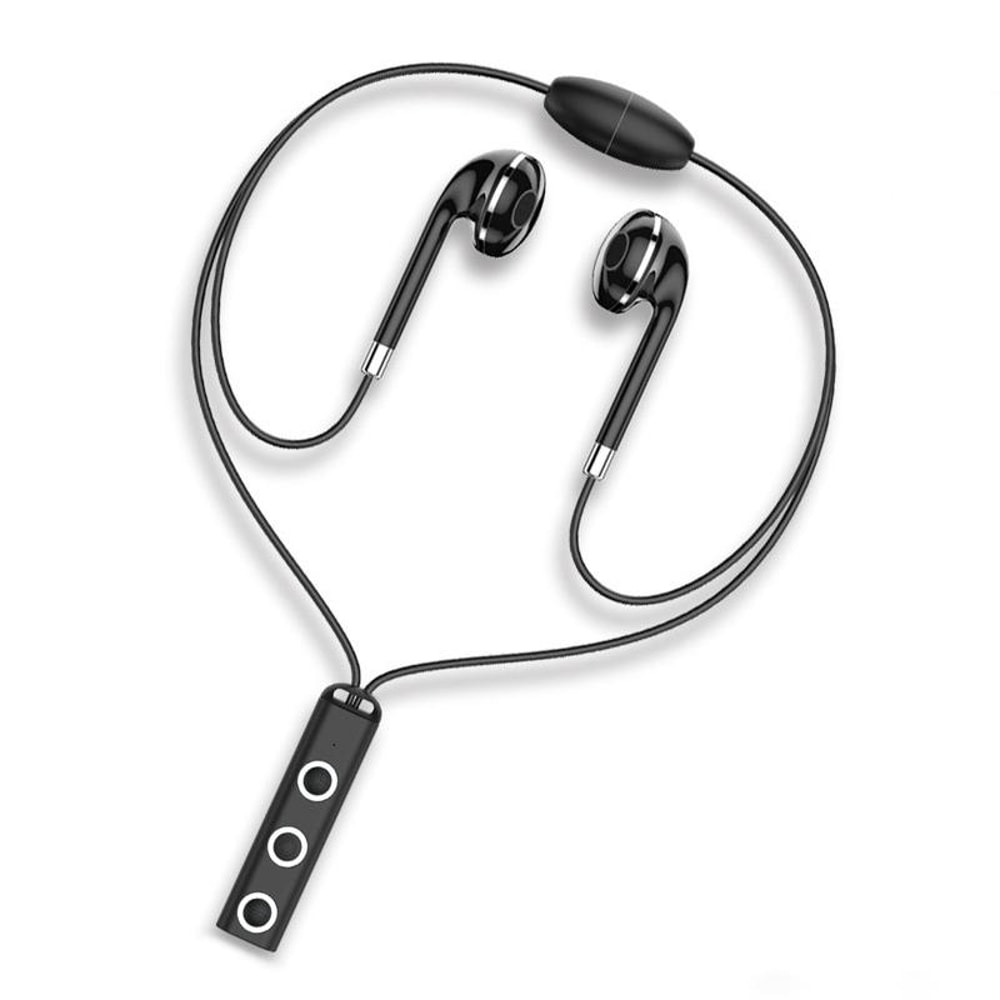 BT313 Bluetooth Sports Earbuds With Magnetic Neckband And HD Stereo Bass Mic 1