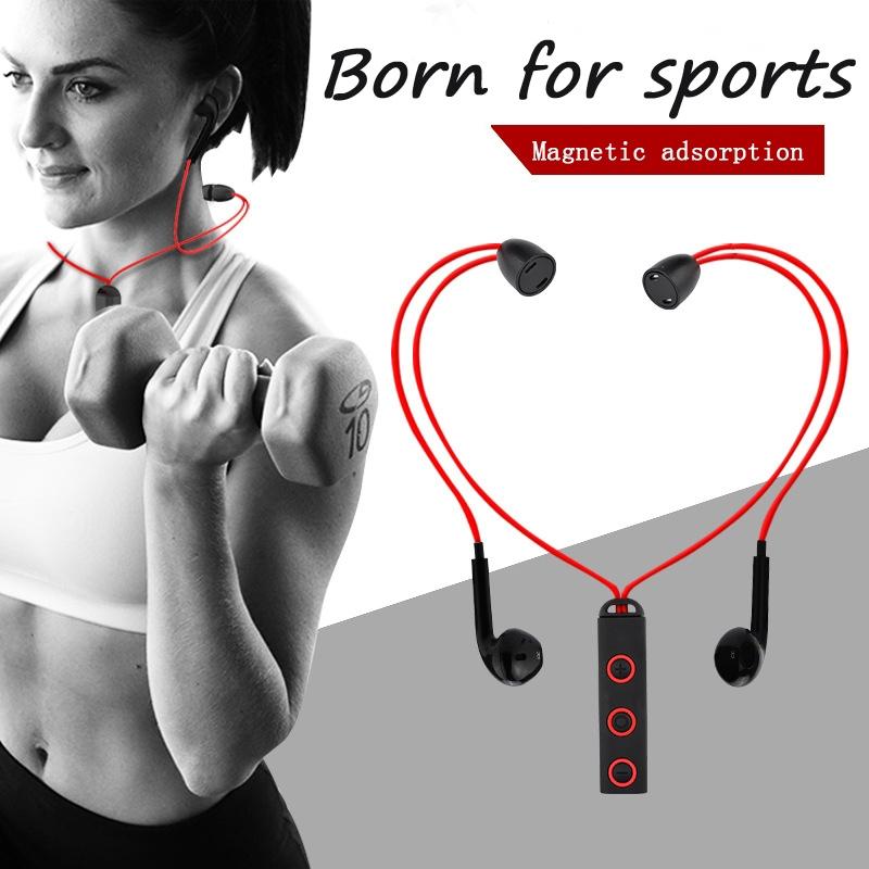 BT313 Bluetooth Sports Earbuds With Magnetic Neckband And HD Stereo Bass Mic 14