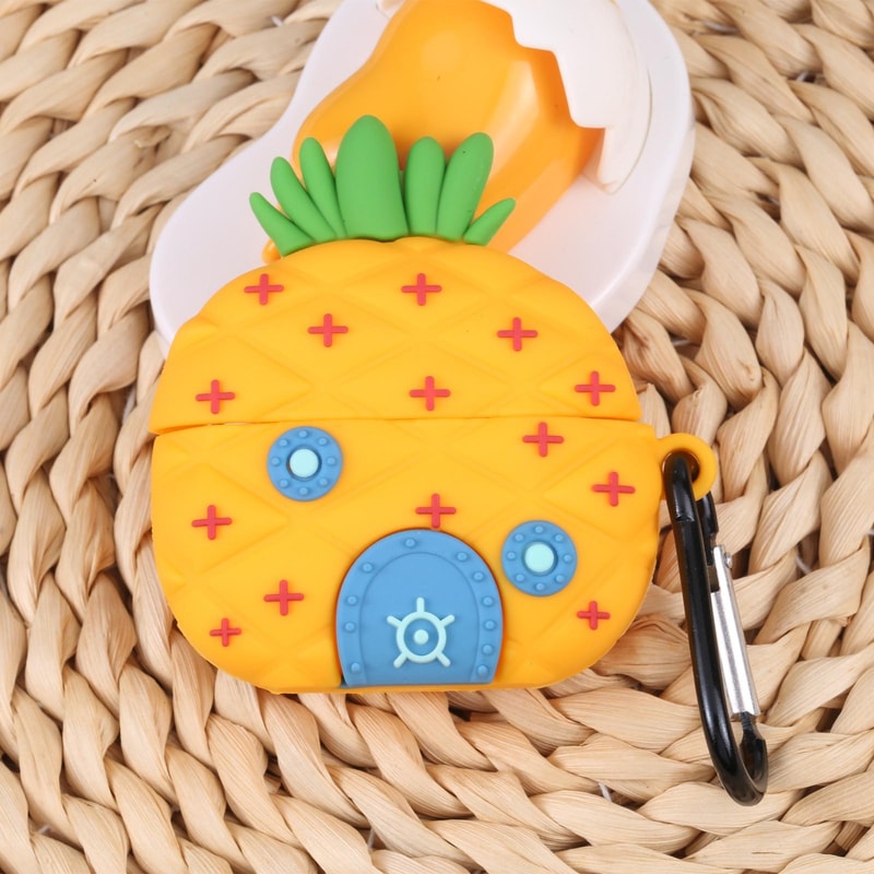 Pineapple AirPods Pro Case Cover Shockproof Silicone Earbuds Protector 2