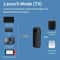 M18 Bluetooth 54 Transmitter Receiver For Car Headphones Speakers With AUX Clip Adapter 1