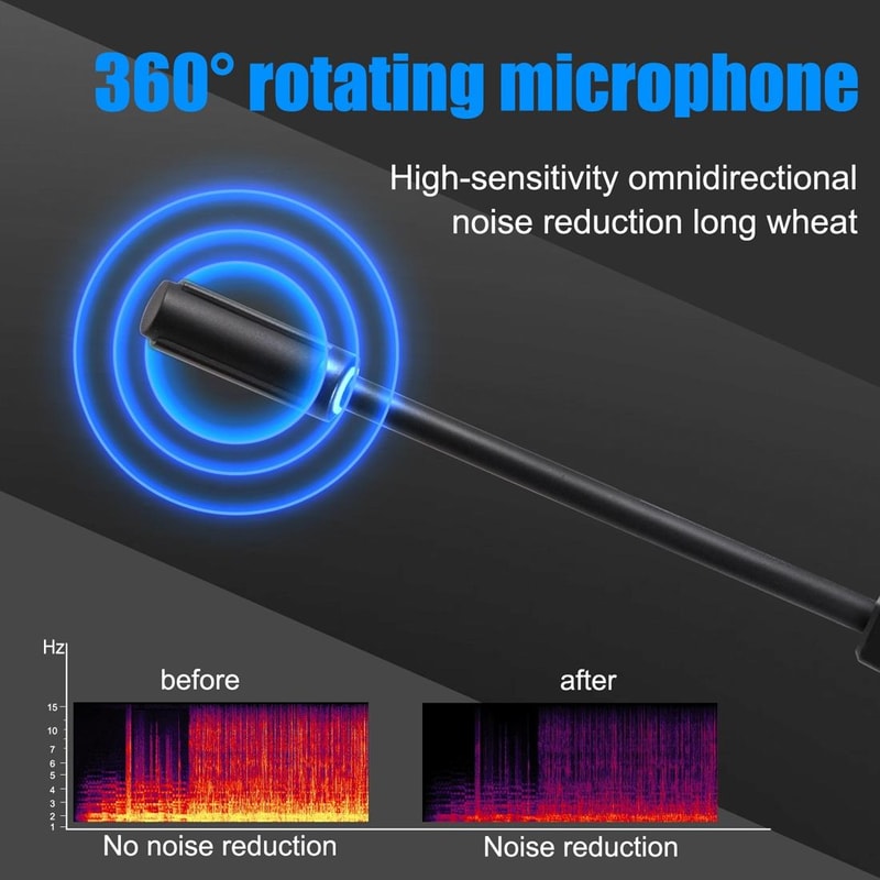 ONIKUMA K6 RGB Gaming Headset With Noise Cancelling Mic And Stereo Bass Sound 2