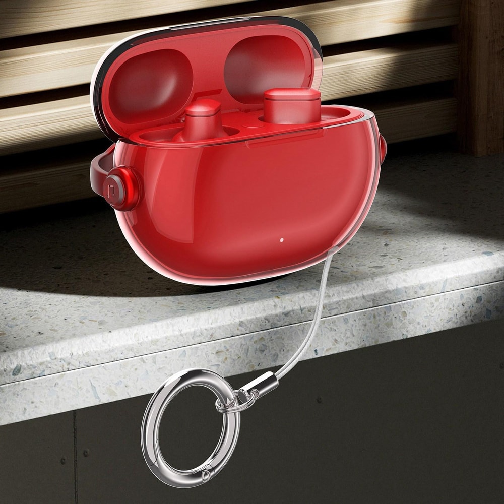 Clear Electroplated Acrylic Case For Apple Beats Studio Buds Buds With Keyring 1
