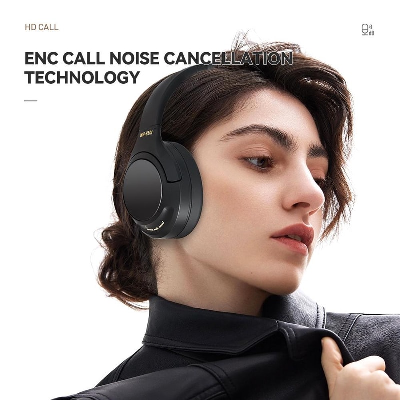 WH850i Bluetooth Noise Cancelling Headphones With ANC 45H Battery Low Latency Gaming Mode 7