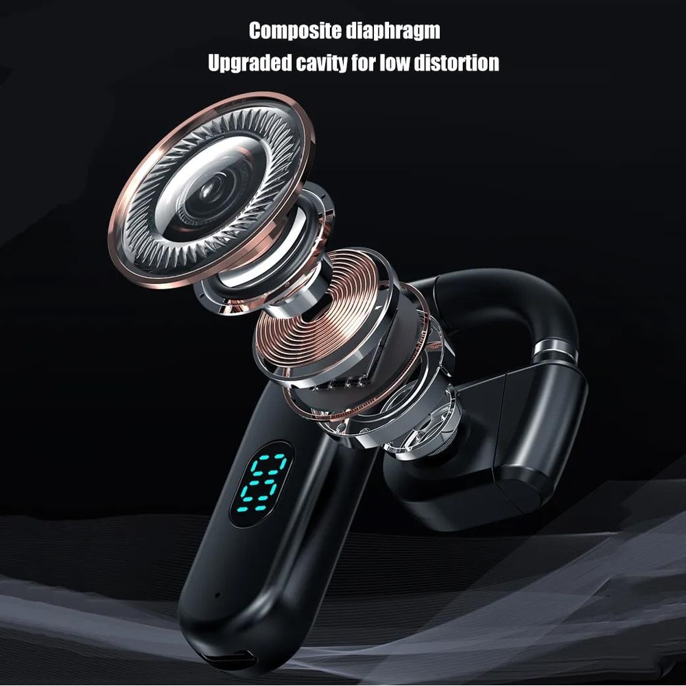 T50 Bluetooth 53 Open Ear Wireless Earbud With Digital Display Noise Reduction 6