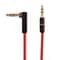 12M 35mm AUX Audio Cable Right Angle Jack For Car Stereo Phones Headphones 0