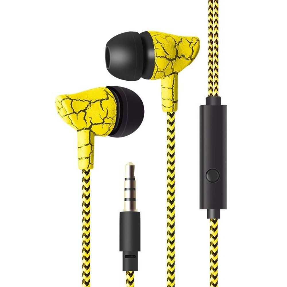 Crack Design Super Bass Wired Earbuds With Mic For Android MP3 Devices 10