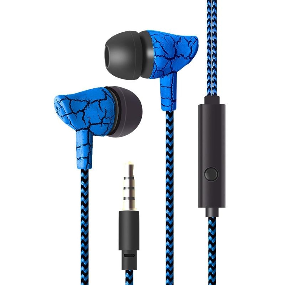 Crack Design Super Bass Wired Earbuds With Mic For Android MP3 Devices 2