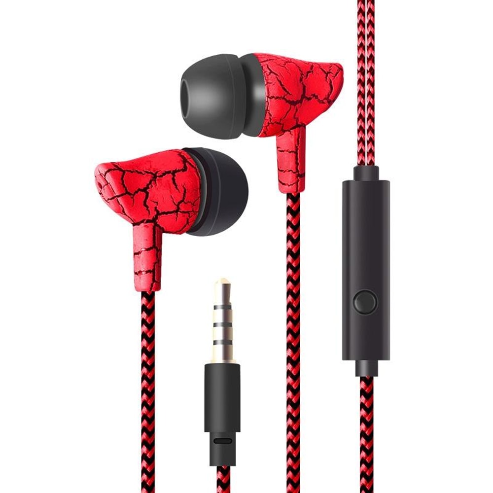 Crack Design Super Bass Wired Earbuds With Mic For Android MP3 Devices 3