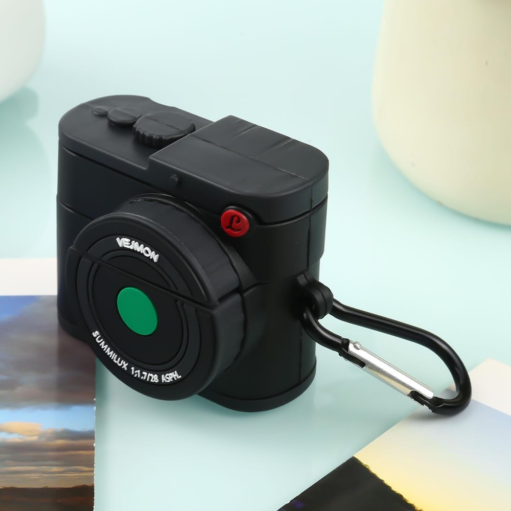 Retro Camera AirPods Pro Case Cover With Charging Port Dustproof Bluetooth Earbuds Protector 5
