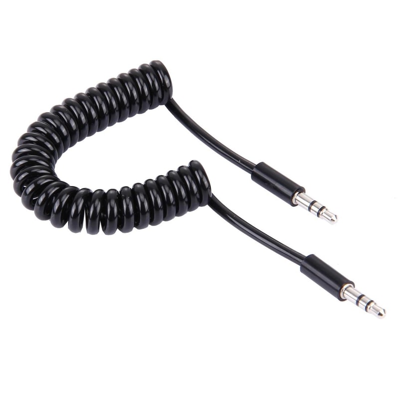 Retractable 35mm AUX Audio Cable For Car Stereo Phones Headphones 1