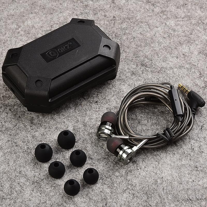 QKZ DM9 All Metal In Ear Headphones With Mic For Sports Gaming Daily Music 2