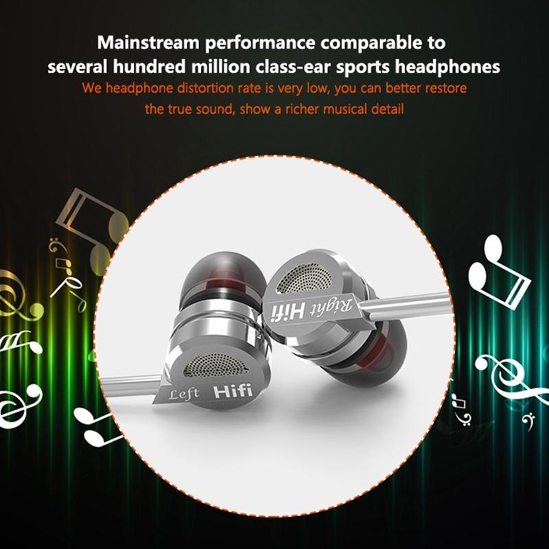 QKZ DM9 All Metal In Ear Headphones With Mic For Sports Gaming Daily Music 6