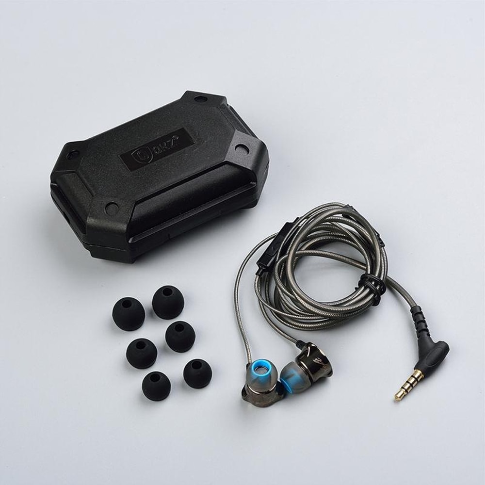 QKZ All Metal In Ear Headphones With Mic For Sports Gaming Daily Music 5
