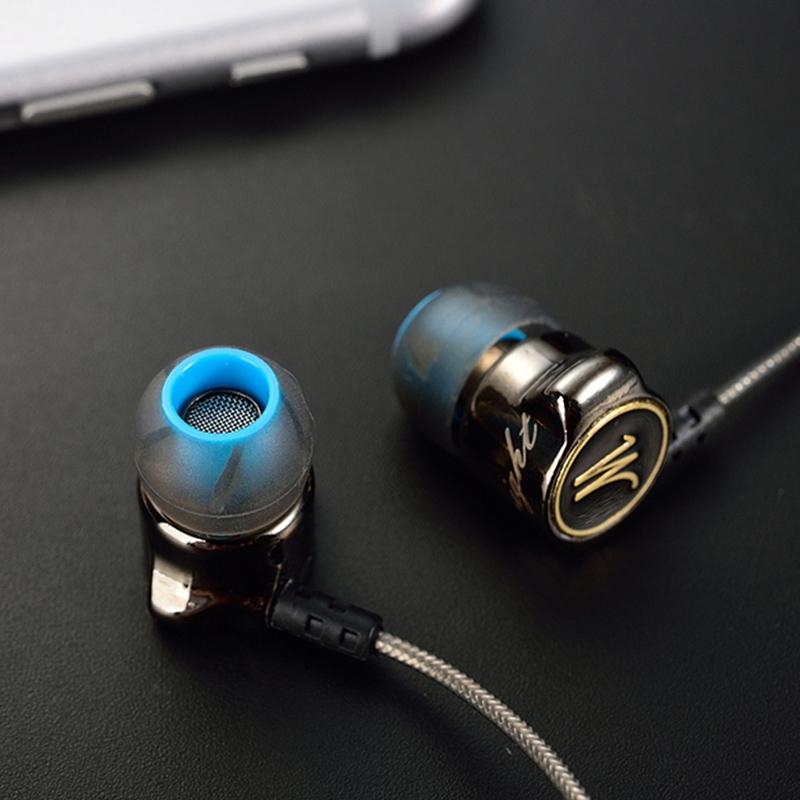 QKZ All Metal In Ear Headphones With Mic For Sports Gaming Daily Music 6