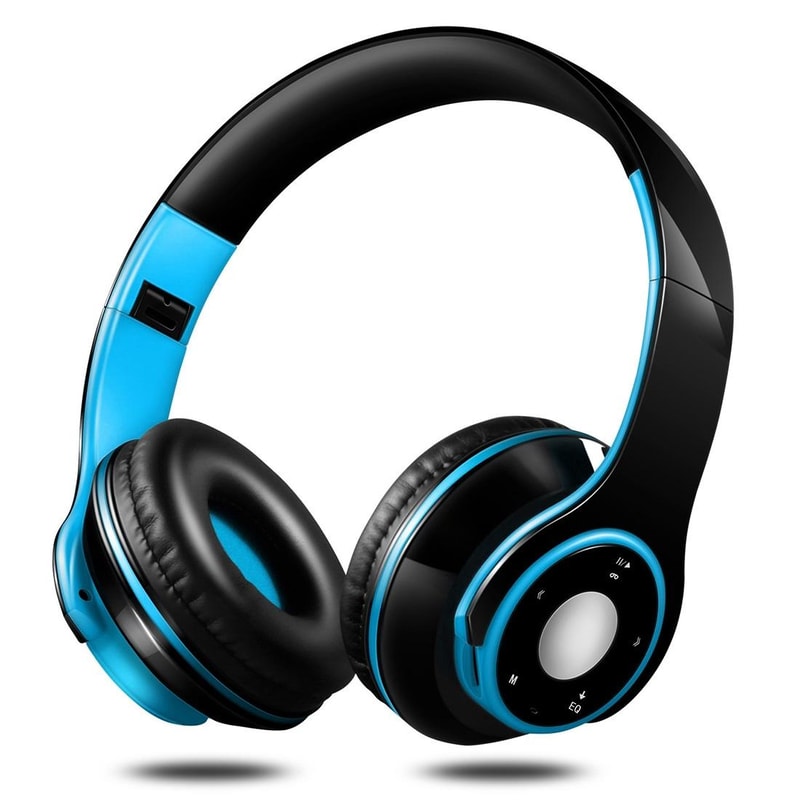 SG 8 Wireless Bluetooth Headphones With FM Radio TF Card MP3 Player Noise Cancelling Mic 4