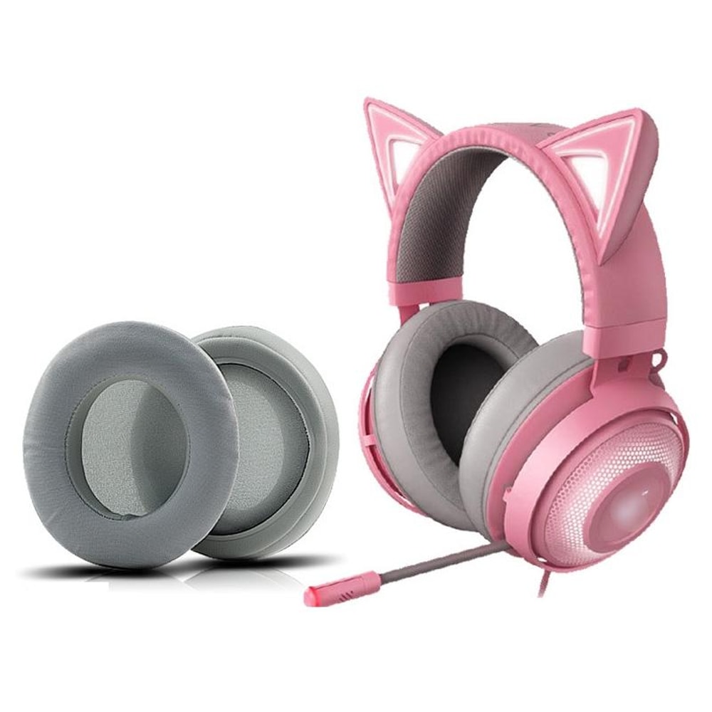 Cooling Gel Earpad Covers For Razer Kraken Kitty V2 RGB Headphones Soft Ice Silk Ear Cushion Sleeve 7
