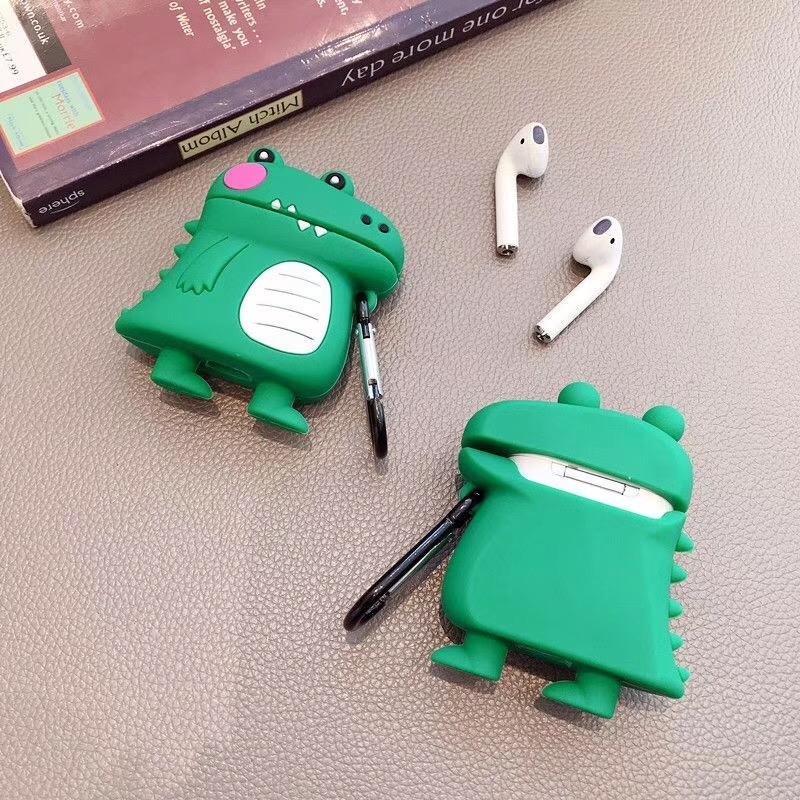 Cute Dinosaur AirPods Case For Apple AirPods 12 Wireless Protective Cover 4