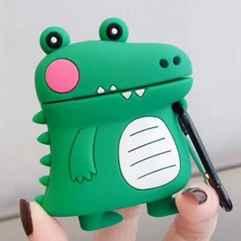 Cute Dinosaur AirPods Case For Apple AirPods 12 Wireless Protective Cover 2