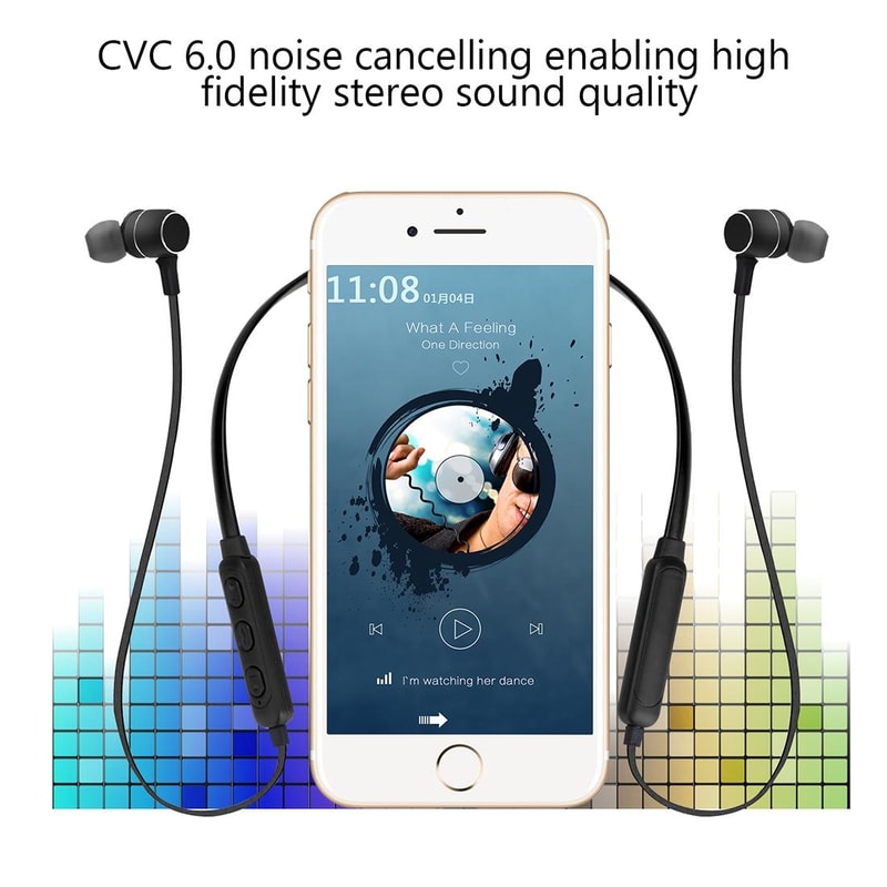 Magnetic Sports Bluetooth Earbuds With Vibration Alerts And Hands Free Calling 6