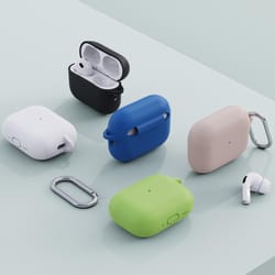 silicone airpods pro 3 case cover with hook and shockproof protection