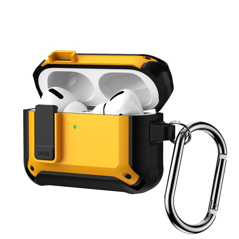 AirPods Pro 3 Shockproof Protective Case With Lock Clip And Wireless Charging Access 6