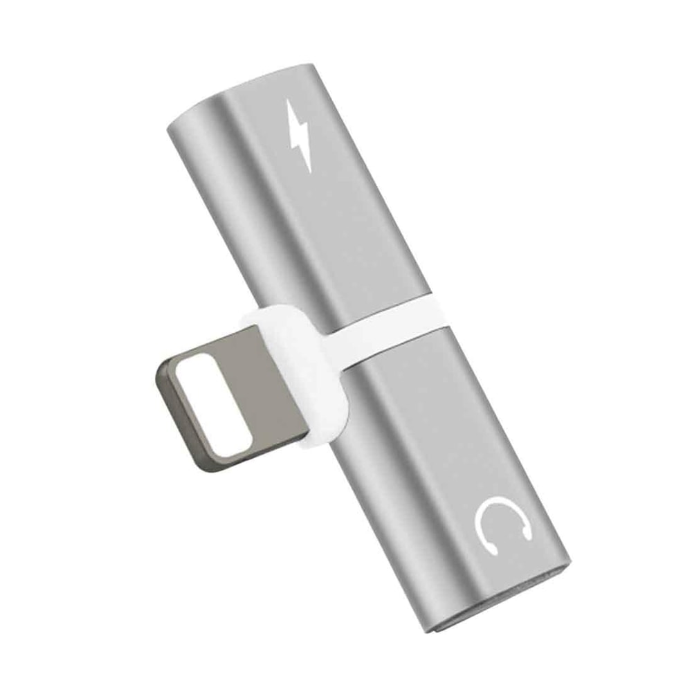 2 In 1 Lightning Audio Adapter For IPhone Charging Headphone Listening 7