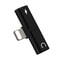 2 In 1 Lightning Audio Adapter For IPhone Charging Headphone Listening 2