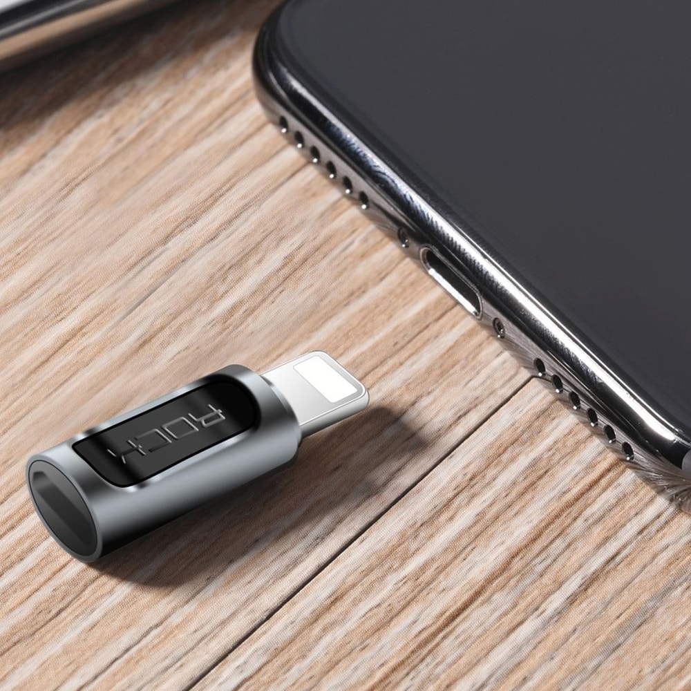 ROCK USB C To 8 Pin Audio Adapter For Headphones With Stable HiFi Sound 7