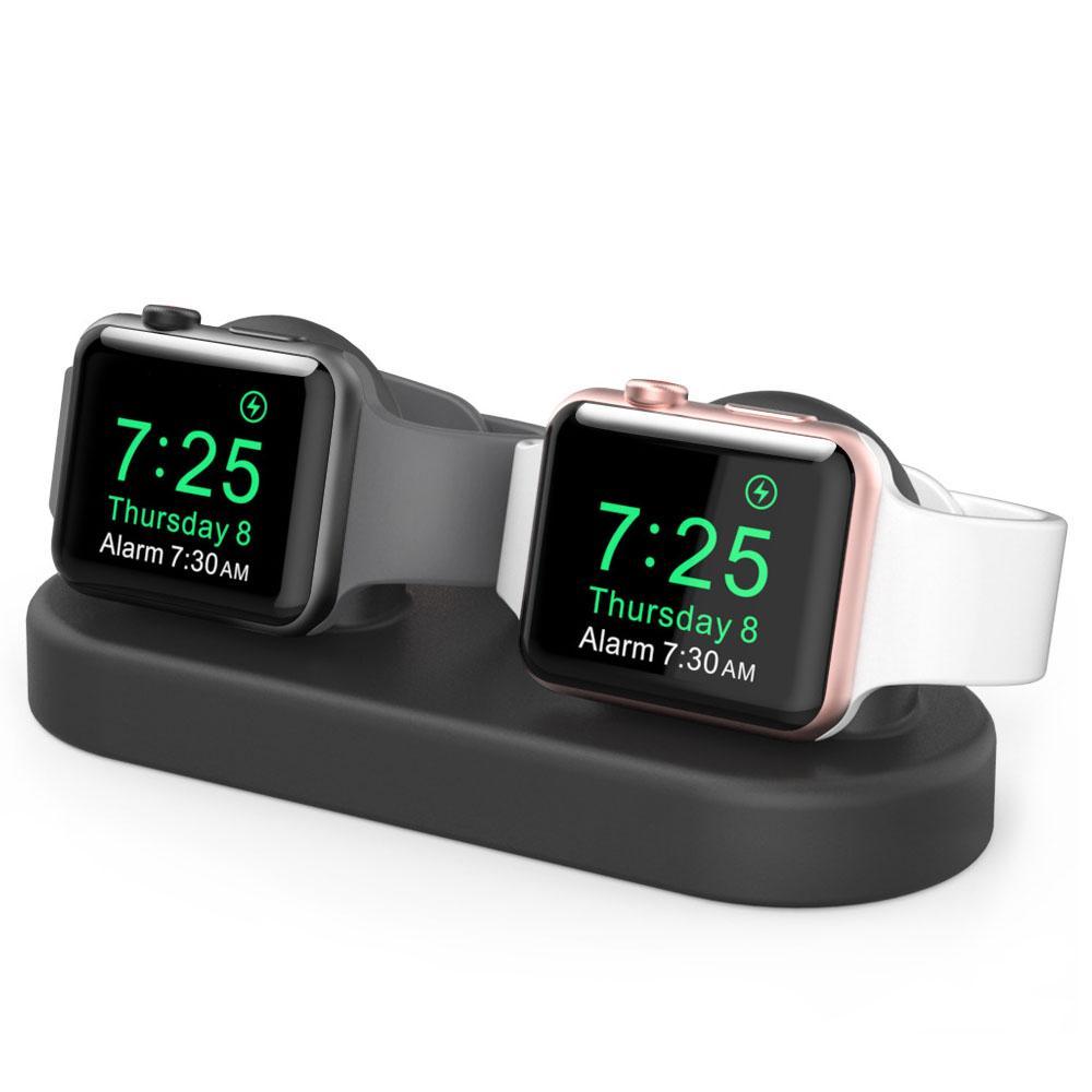 AhaStyle 2 In 1 Apple Watch Earbuds Charging Dock Stand 2