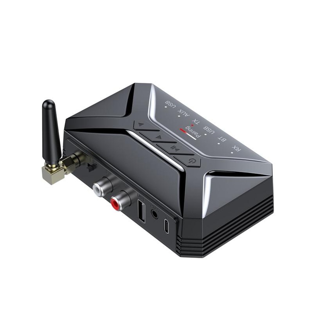 T R22 Bluetooth 50 Audio Receiver Transmitter With 40m Range And External Antenna 0
