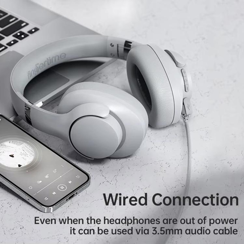 BT048 ANC Bluetooth 53 Wireless Headphones With Noise Reduction 37H Playtime 8