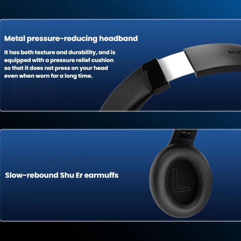 ANKER Soundcore Q20i Wireless Noise Cancelling Gaming Headphones With Bluetooth 50 60H Playtime 6
