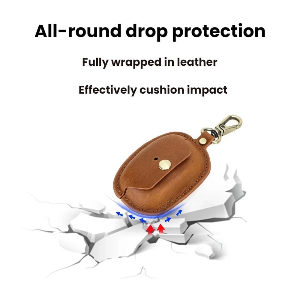 CONTACTS Family Leather Hook Case For Sony WF 1000XM5 Wireless Earbuds 5