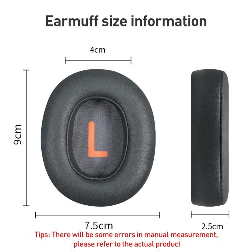 JBL JR460NC Protein Leather Replacement Ear Pads For Comfortable Noise Isolating Headphones 3