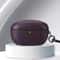 Luxury Sony WF 1000XM5 Case In Oily Leather With Secure Snap Lock Charging Access 3