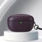 Luxury Sony WF 1000XM5 Case In Oily Leather With Secure Snap Lock Charging Access 3
