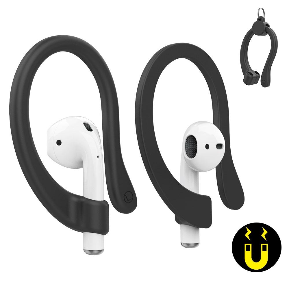 AhaStyle Magnetic AirPods Ear Hooks Silicone Anti Loss Holders For AirPods Pro AirPods 123 2