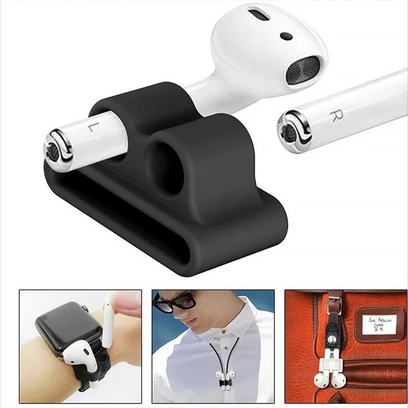 AirPods 4 Silicone Protective Case Set With Anti Lost Strap And Carry Hook 4
