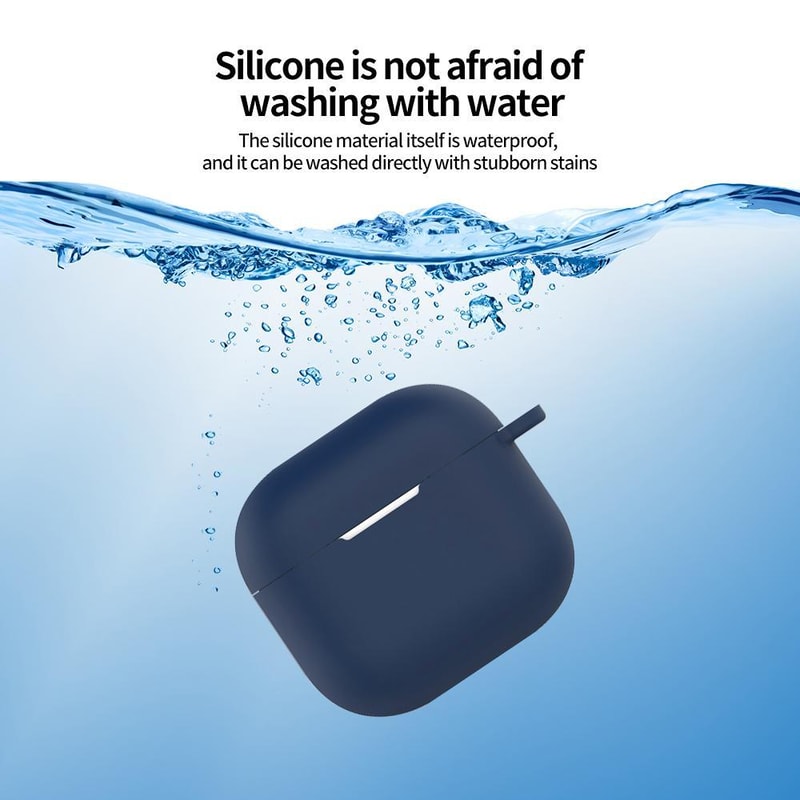 AirPods 4 Silicone Protective Case Set With Anti Lost Strap And Carry Hook 7