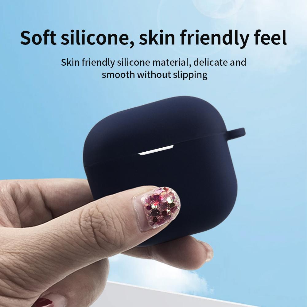 AirPods 4 Silicone Protective Case Set With Anti Lost Strap And Carry Hook 8