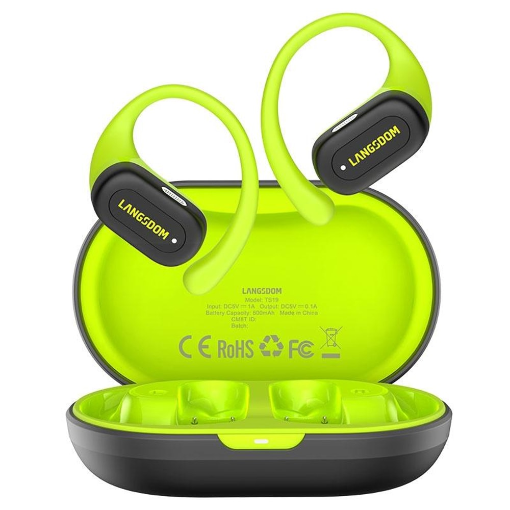 Langsdom TS19 Open Ear Bluetooth Earbuds With ENC Noise Cancellation And IPX5 Waterproof Design 3