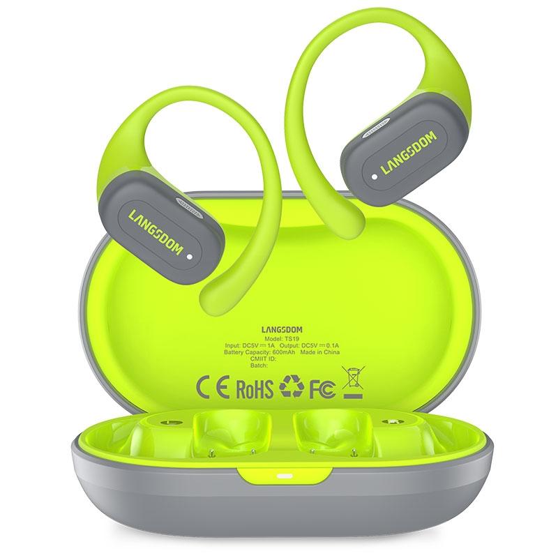Langsdom TS19 Open Ear Bluetooth Earbuds With ENC Noise Cancellation And IPX5 Waterproof Design 7