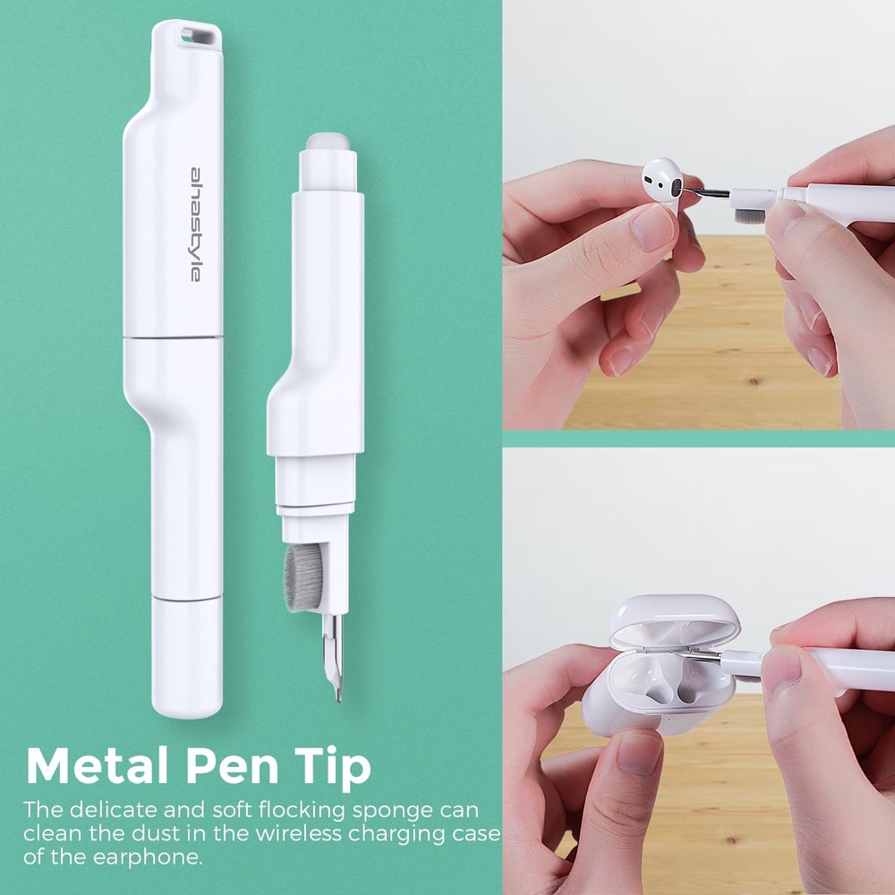 AhaStyle Multifunctional Cleaning Pen for Earbuds, Phones & Keyboard Dust Removal