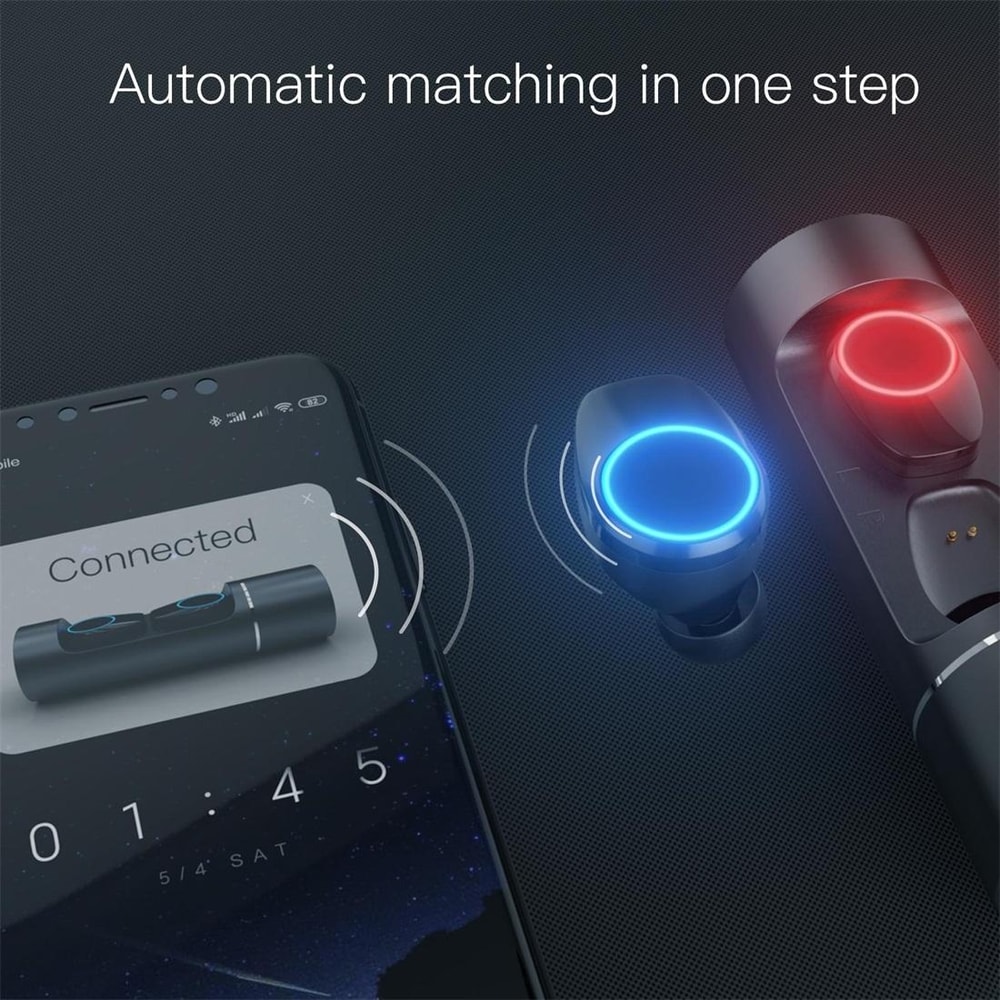 JAKCOM Waterproof TWS Wireless Earbuds With Bluetooth 50 Charging Case 9